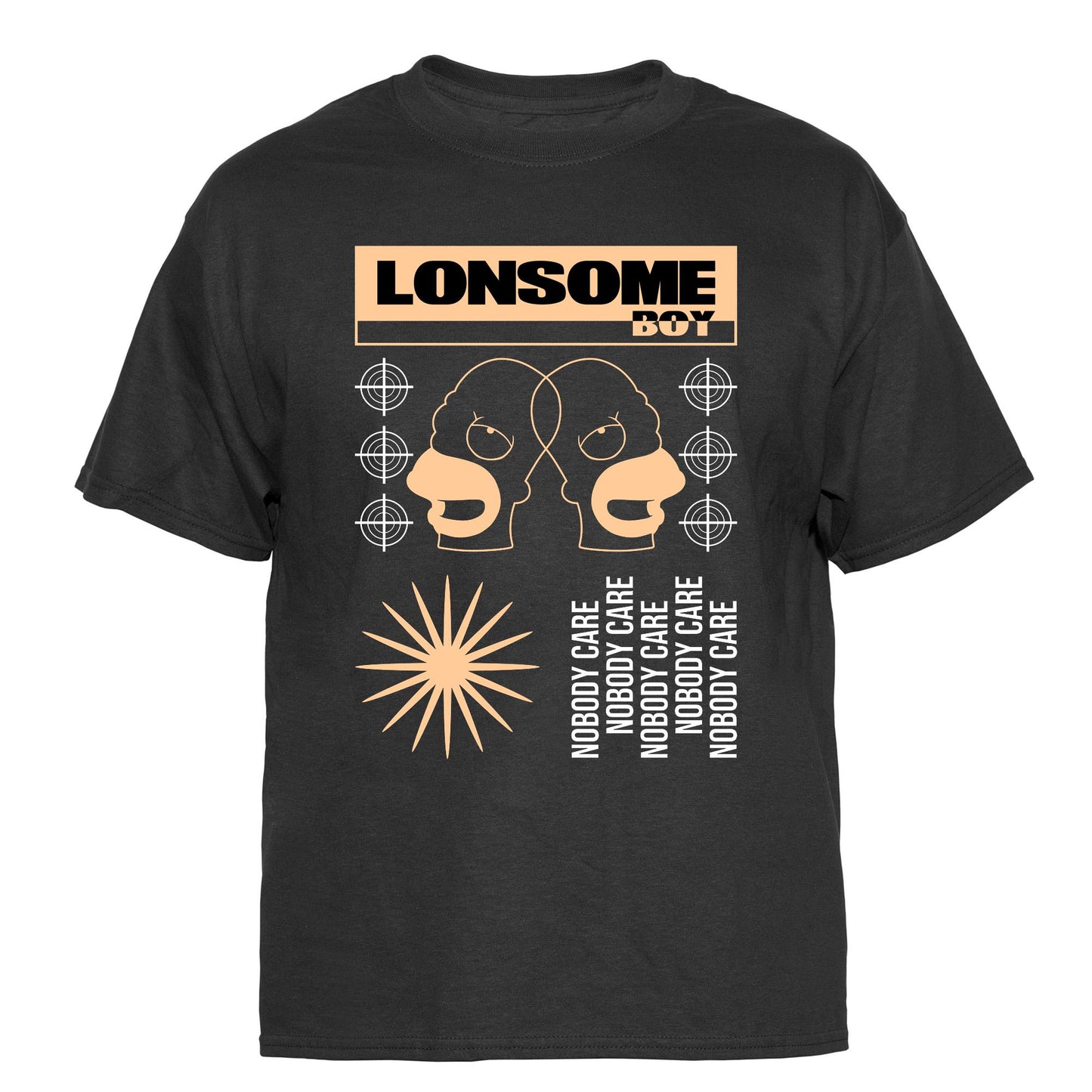 Lonesome Boy No Body Care Vintage Graphic T-Shirt