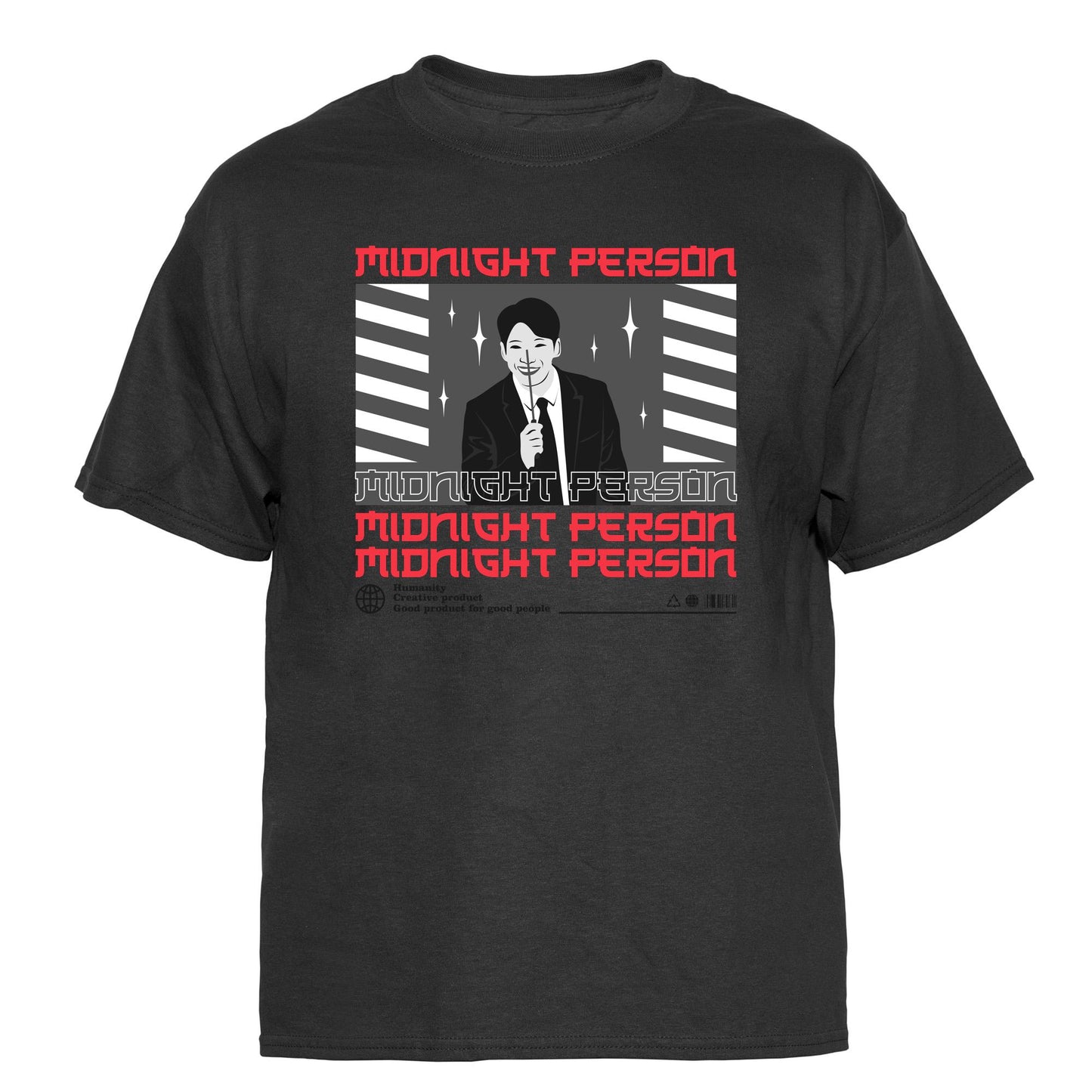 Midnight Person Vintage Graphic T-Shirt