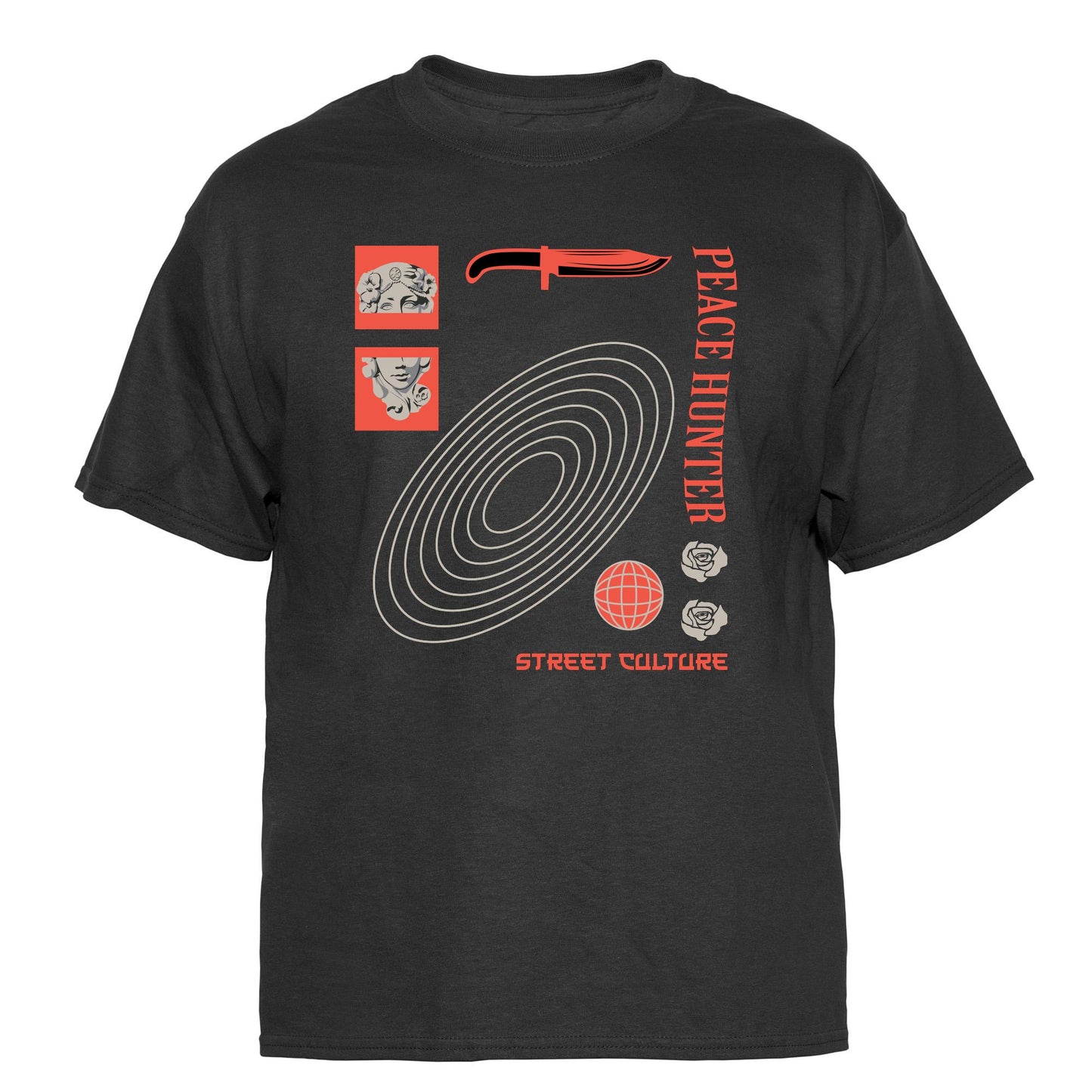 Peace Hunter Vintage Graphic T-Shirt