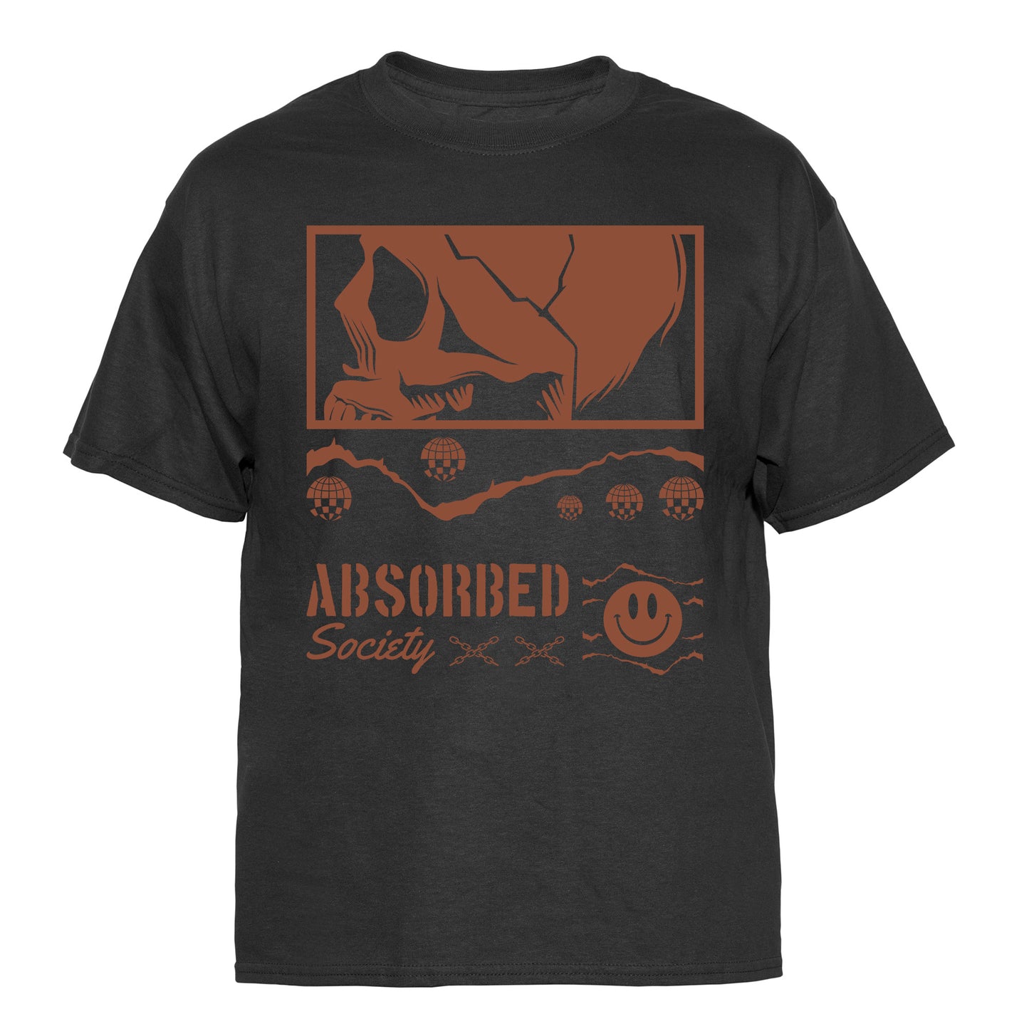 Absorbed Society Graphic Tee Vintage Graphic T-Shirt