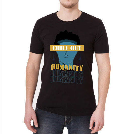 Chill Out Humanity Vintage Graphic T-Shirt