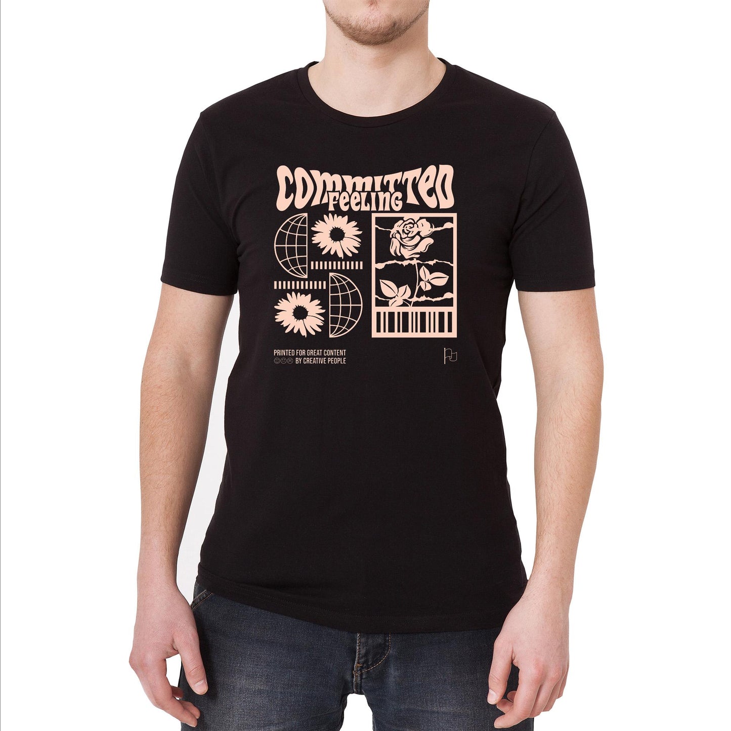 Commited Feeling Vintage Graphic T-Shirt