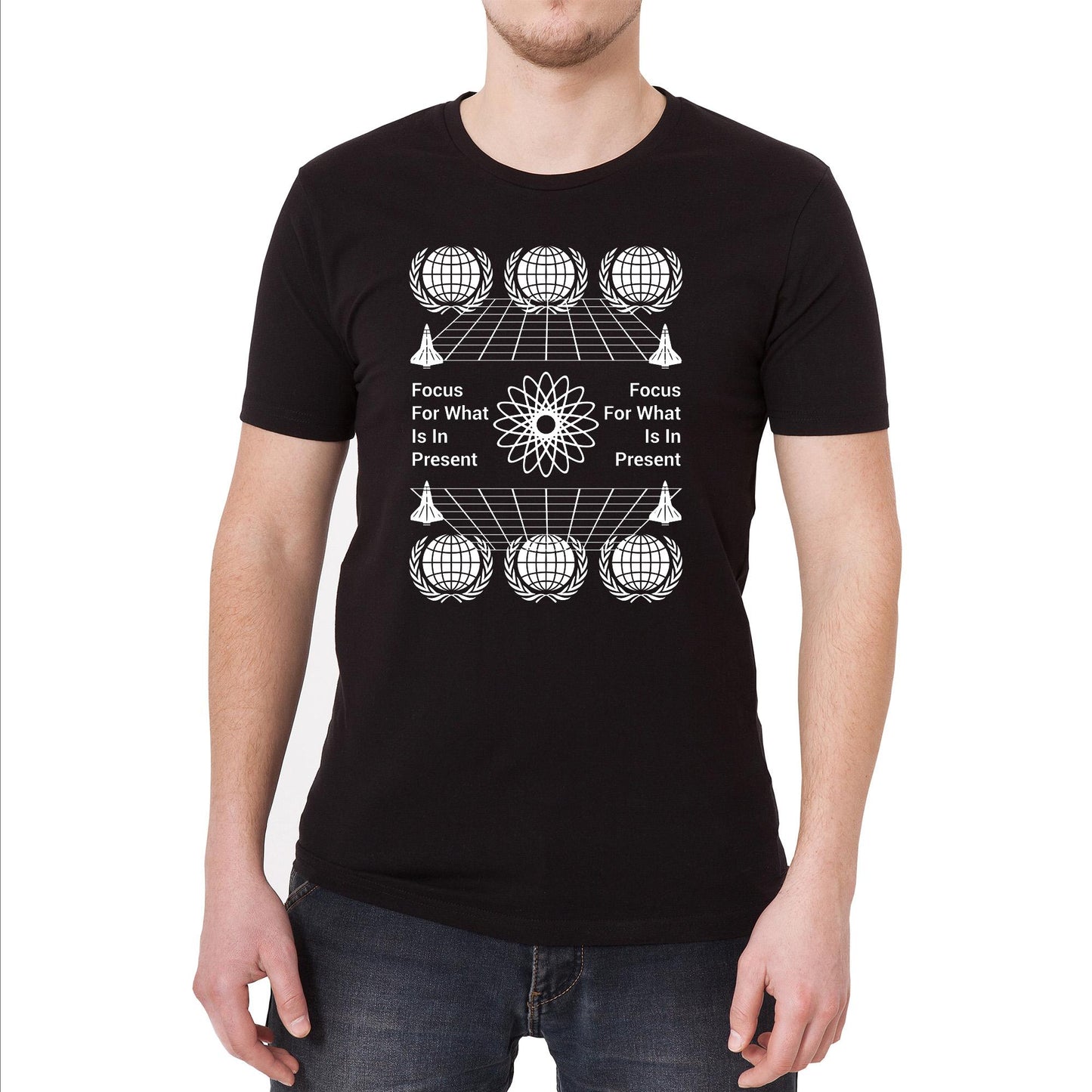 Focus for What is in Present Vintage Graphic T-Shirt