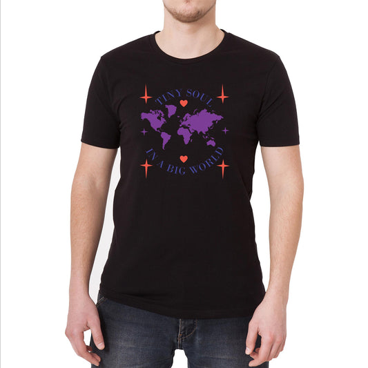 Tiny Soul in a Big World Vintage Graphic T-Shirt