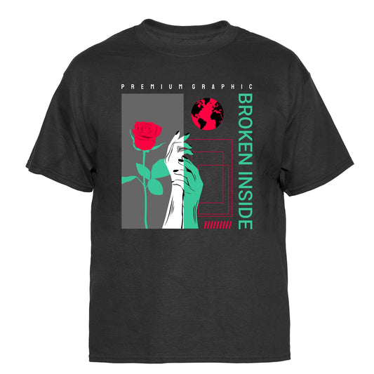 Broken Inside Vintage Graphic T-Shirt