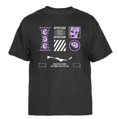 Depressed Urban Streetwear Vintage Graphic T-Shirt