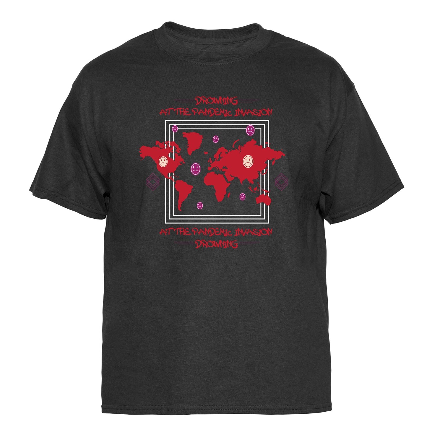 Drowning Vintage Graphic T-Shirt