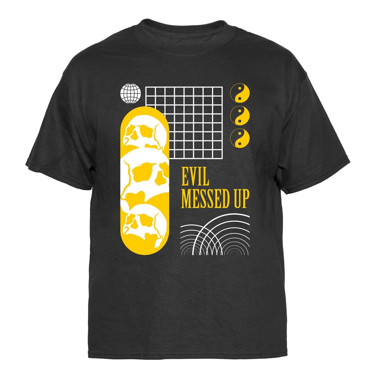 Evil Messed Up Vintage Graphic T-Shirt