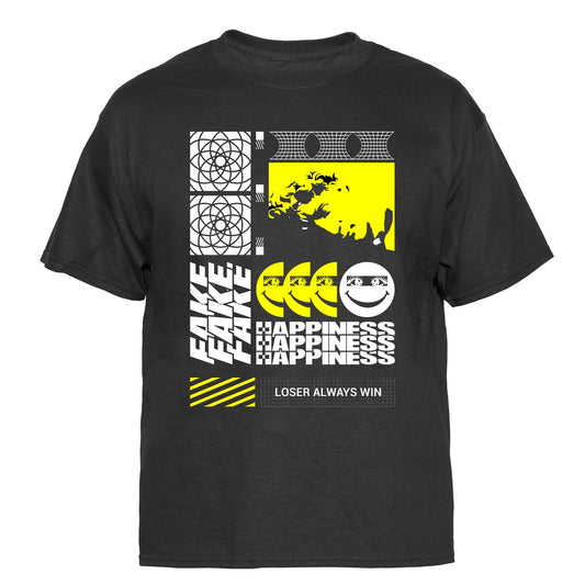 Fake Happiness Vintage Graphic T-Shirt
