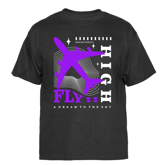 Fly High Vintage Graphic T-Shirt