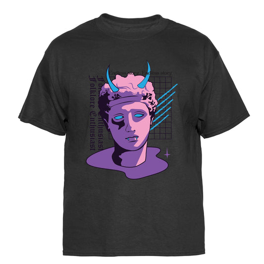Folklore Enthusiast Vintage Graphic T-Shirt