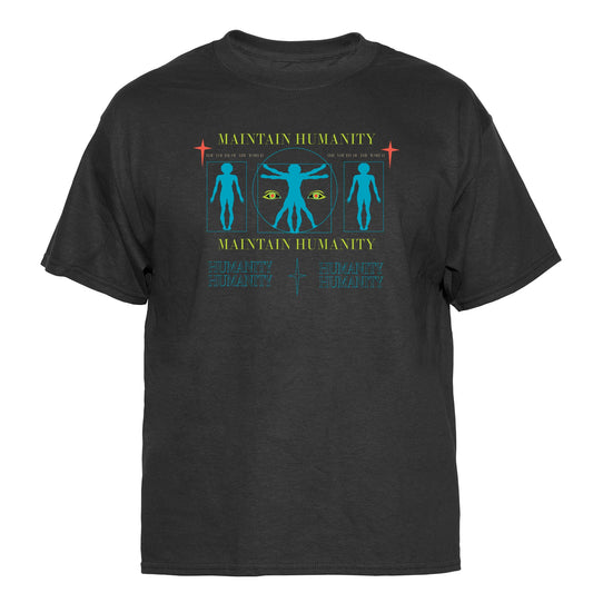 Maintain Humanity Vintage Graphic T-Shirt