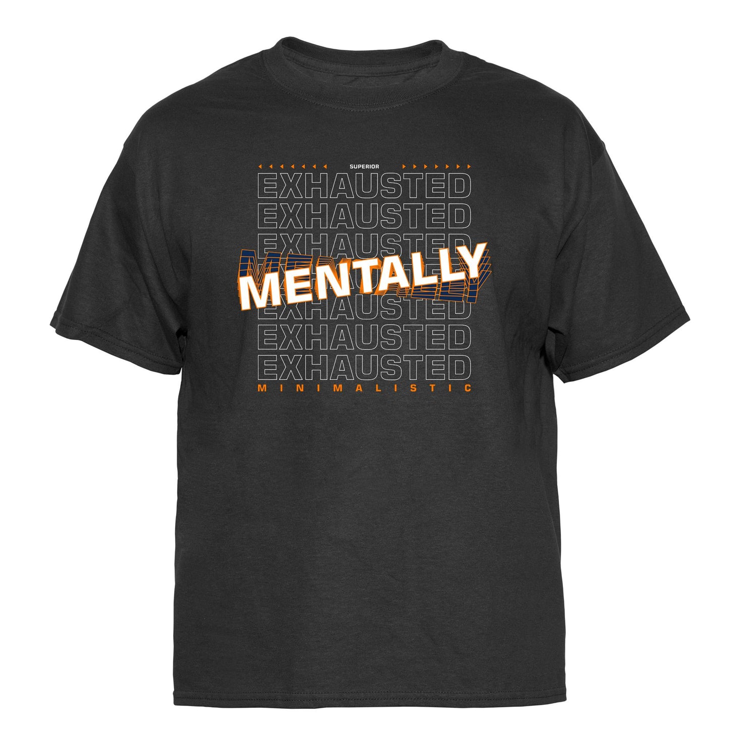 Mentally Exhausted Vintage Graphic T-Shirt