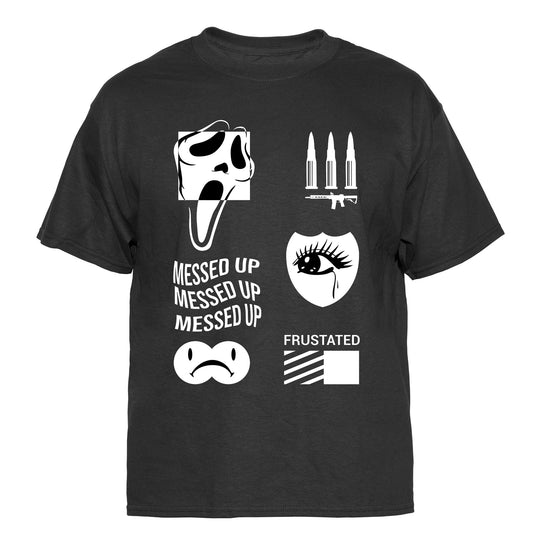 Messed Up Frustated Vintage Graphic T-Shirt