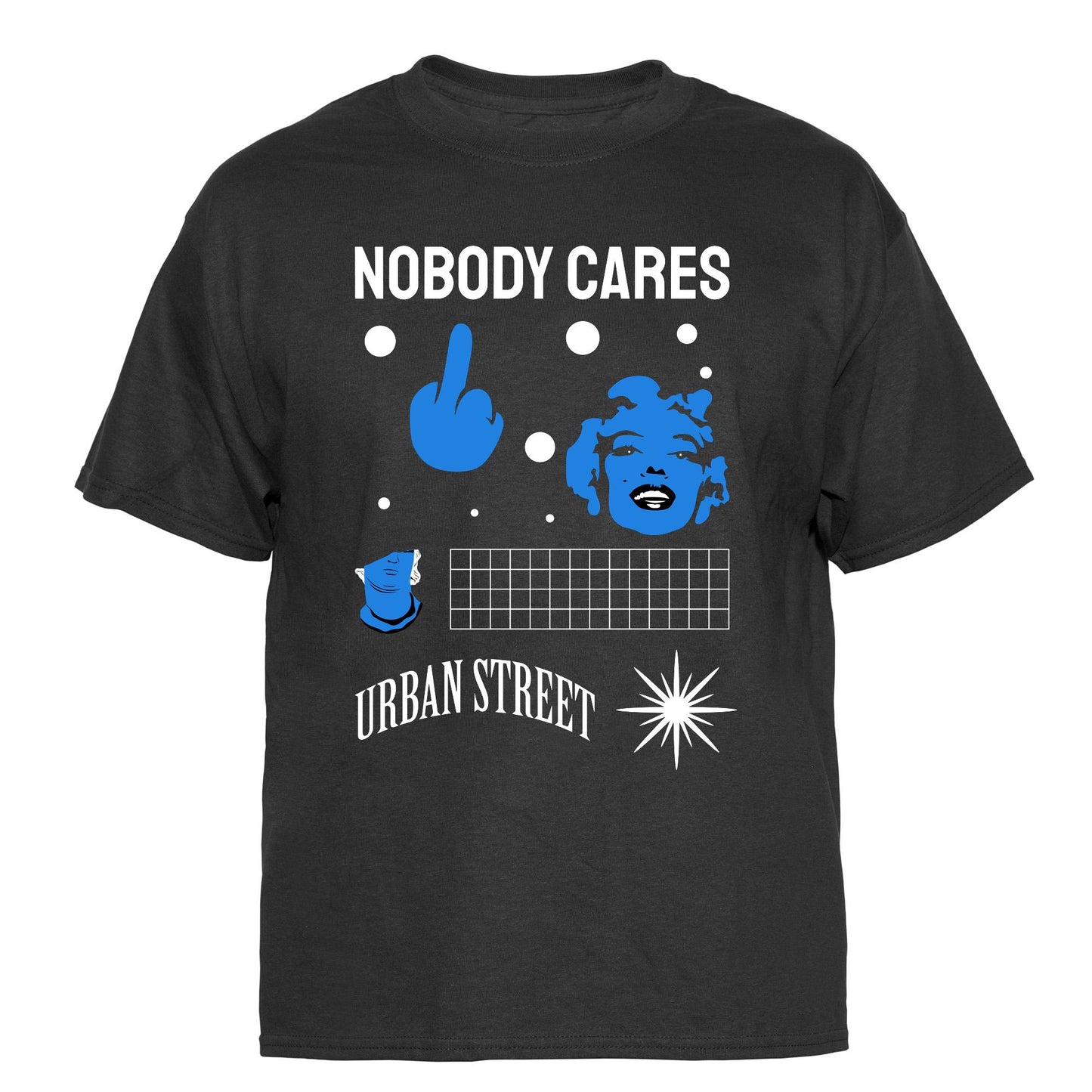 Nobody Cares Vintage Graphic T-Shirt