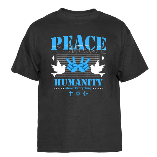 Peace Humanity Vintage Graphic T-Shirt