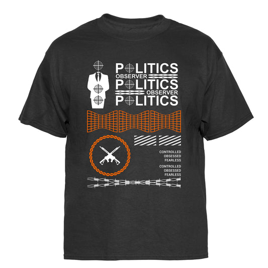 Politics Observer Vintage Graphic T-Shirt