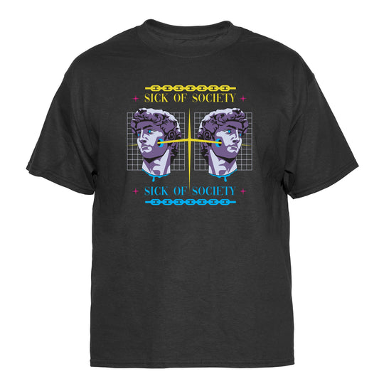 Sick of Society Vintage Graphic T-Shirt