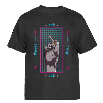 Smoke and Sleep Vintage Graphic T-Shirt