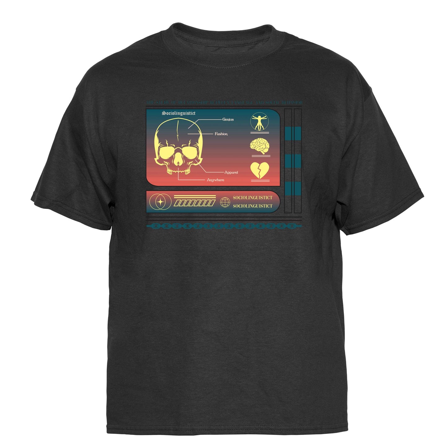 Sociolinguistic Vintage Graphic T-Shirt
