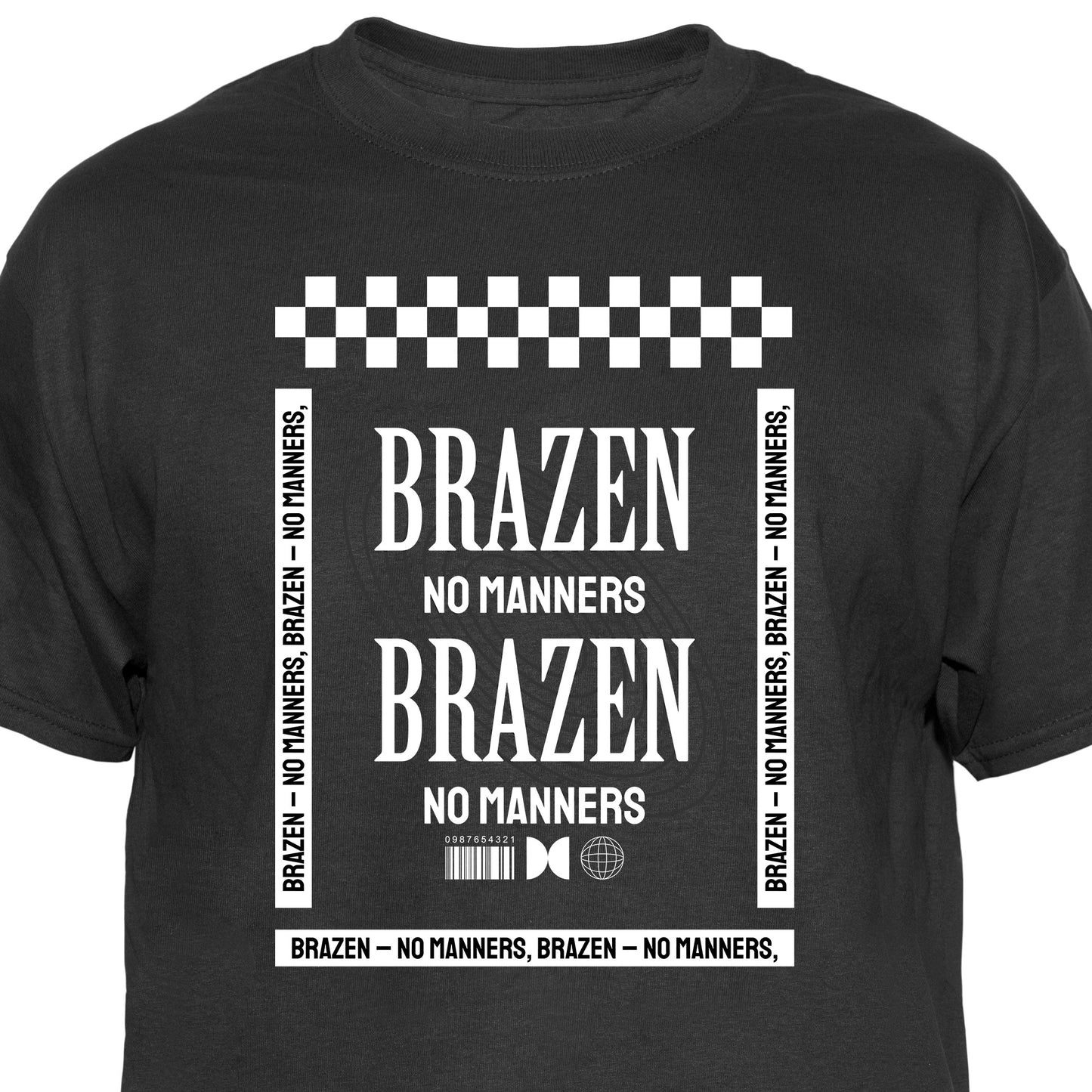 Brazen No Manners Vintage Graphic T-Shirt