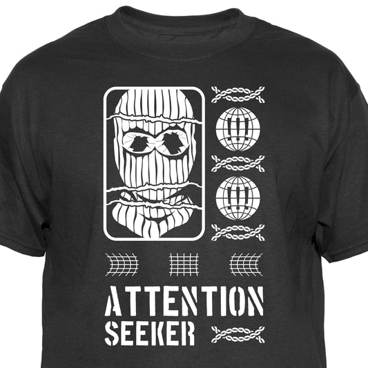 Attention Seeker Graphic Tee Vintage Graphic T-Shirt
