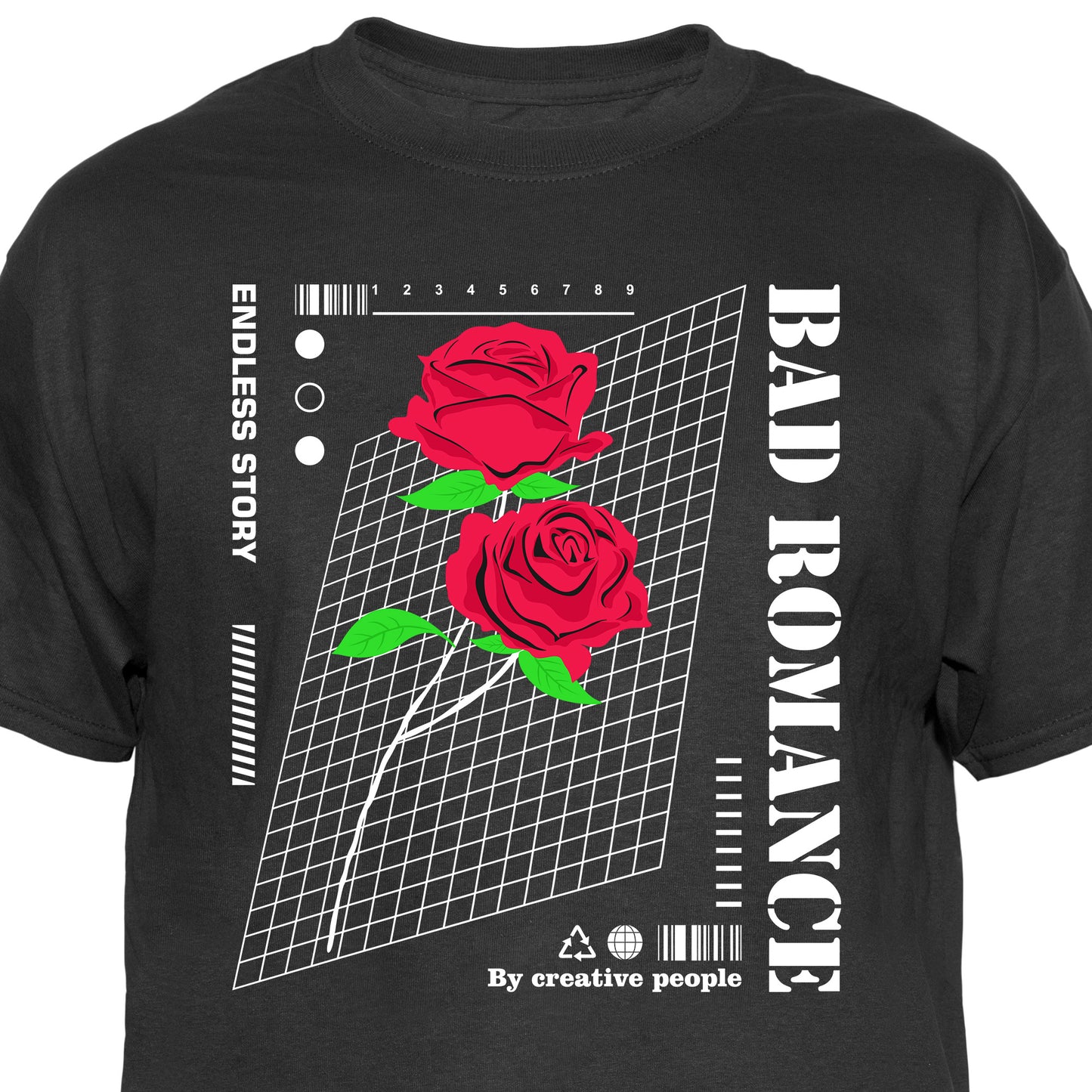 Bad Romance Graphic Tee Vintage Graphic T-Shirt