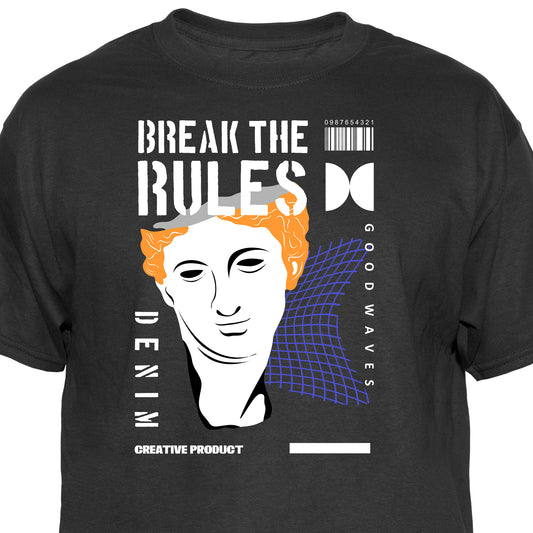 Break the Rules Vintage Graphic T-Shirt