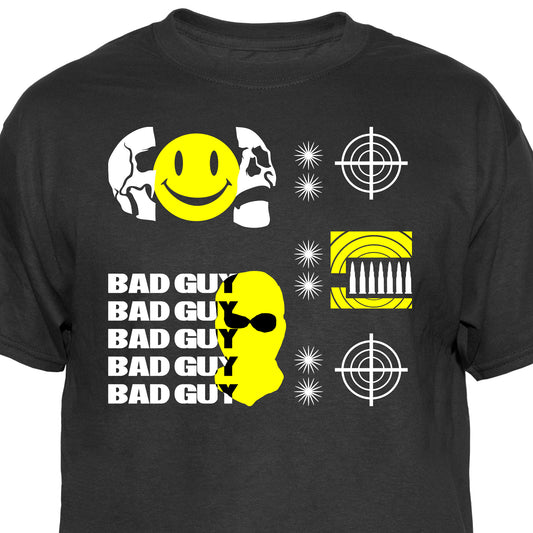 Bad Guy Graphic Tee Vintage Graphic T-Shirt