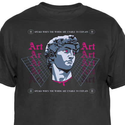Art Graphic Tee Vintage Graphic T-Shirt