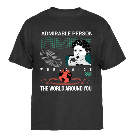 Admirable Person Graphic Tee Vintage Graphic T-Shirt