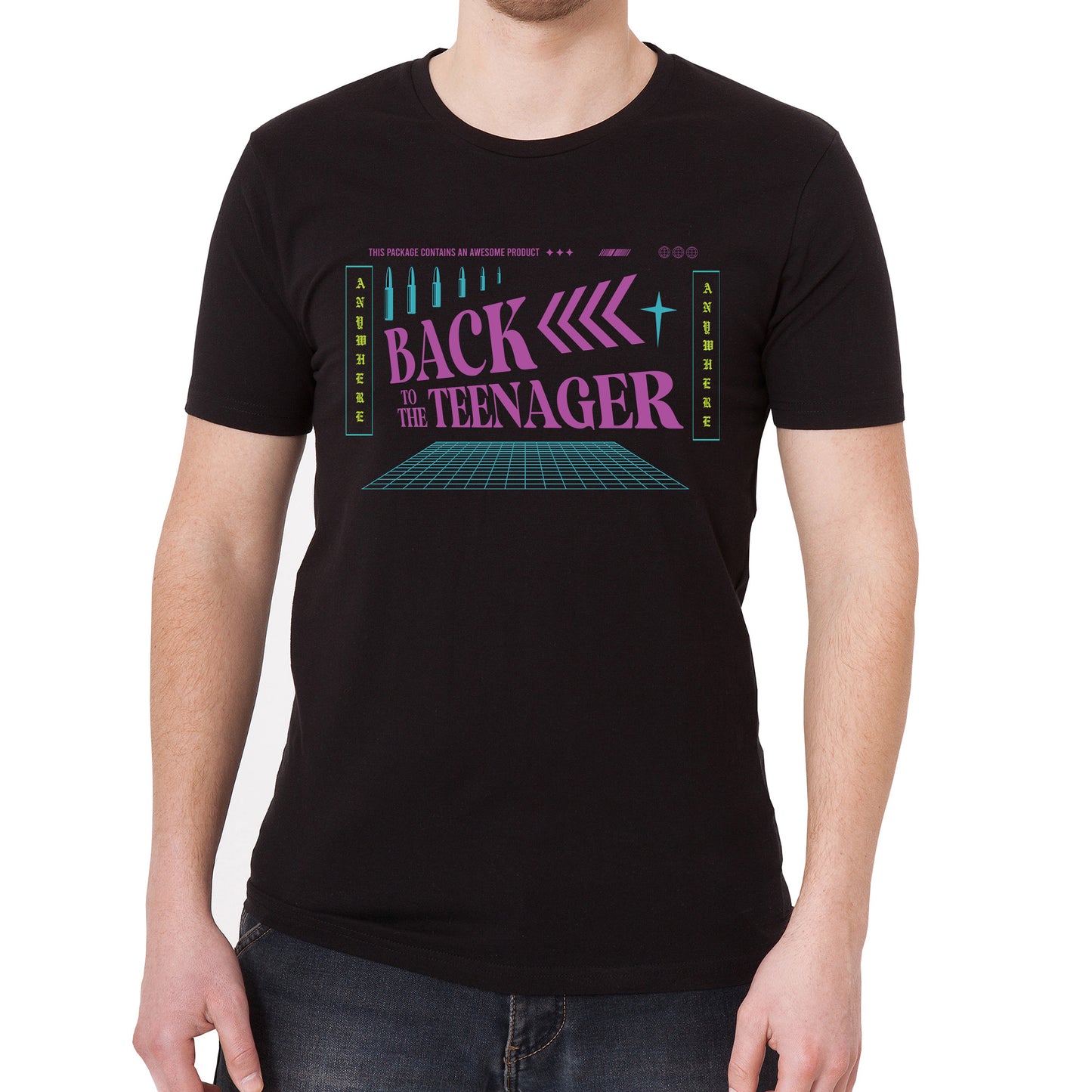 Back To The Teenager Graphic Tee Vintage Graphic T-Shirt