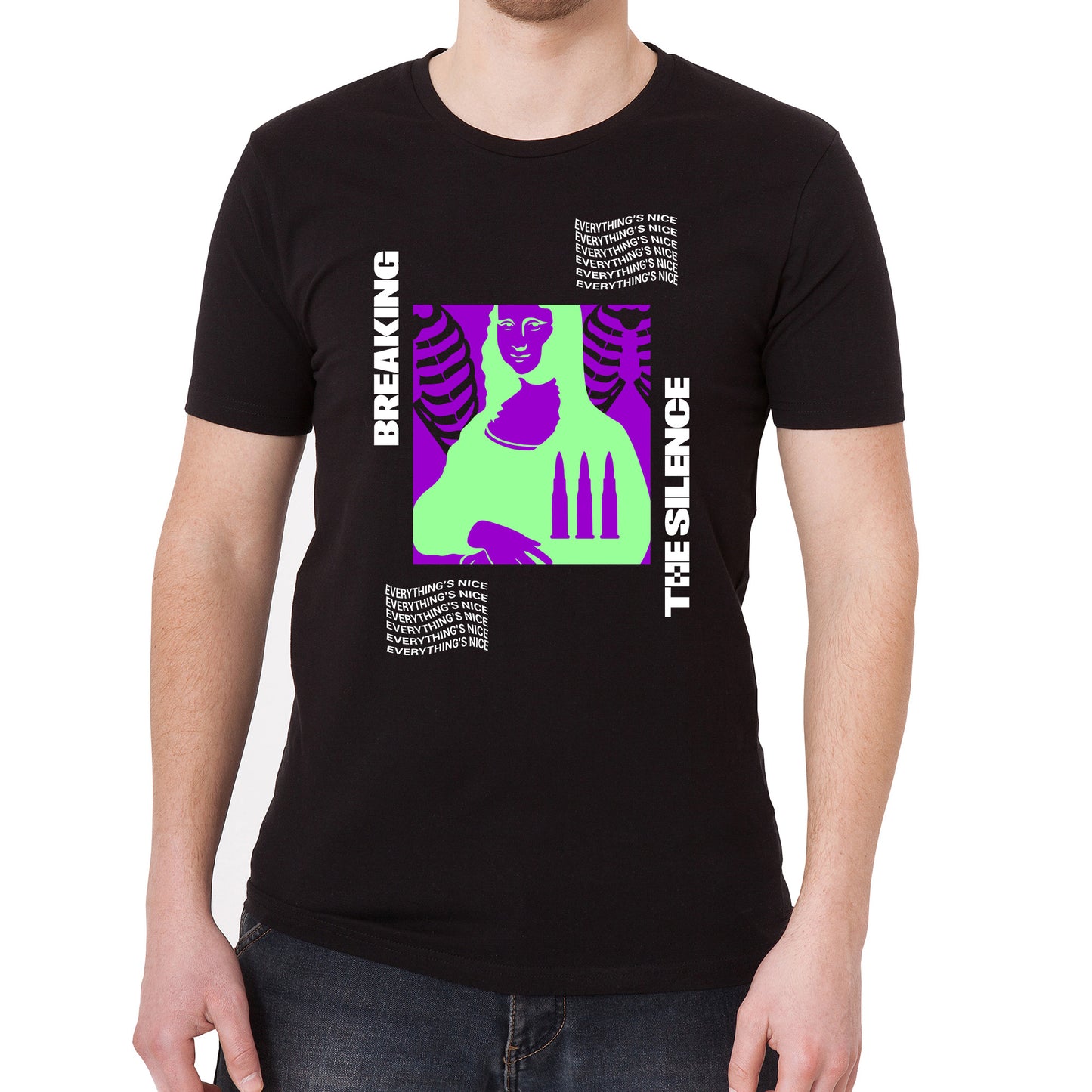 Breaking the Silence Vintage Graphic T-Shirt