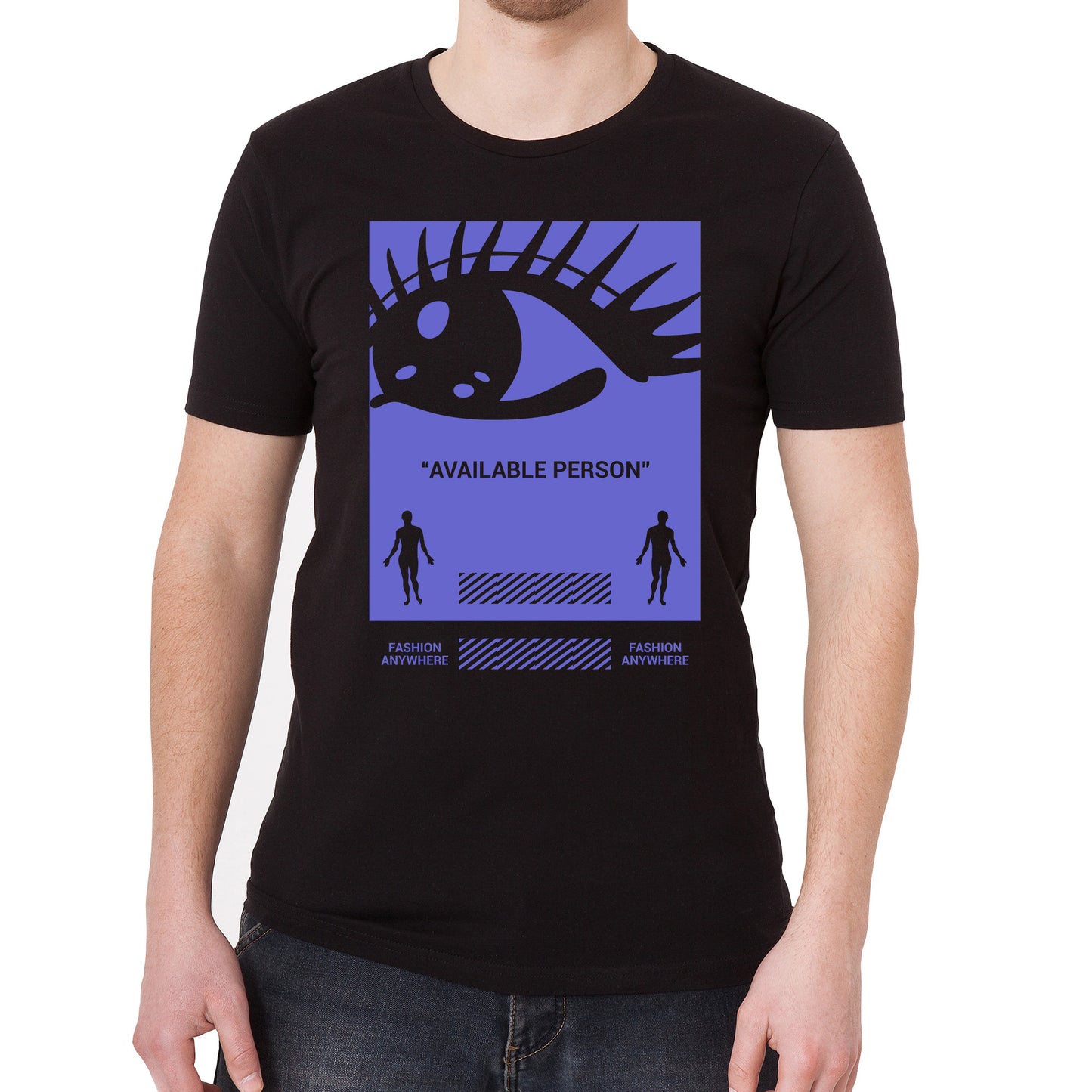 Available Person Graphic Tee Vintage Graphic T-Shirt