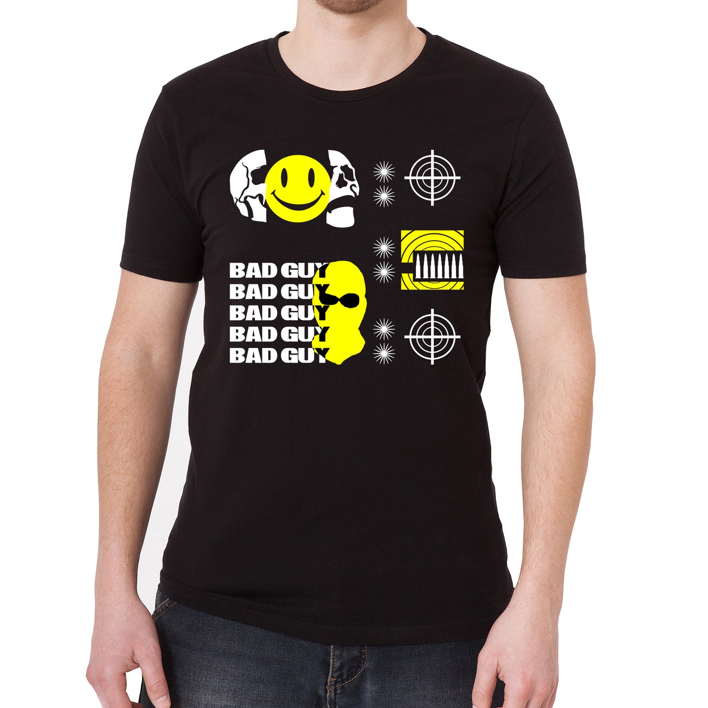 Bad Guy Graphic Tee Vintage Graphic T-Shirt